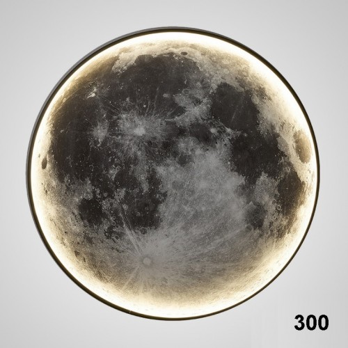 Светильник DZN-12565 ЧЕРНЫЙ ` D300/H40/1/LED/15W/4500K COSMOS-MOON 24-09