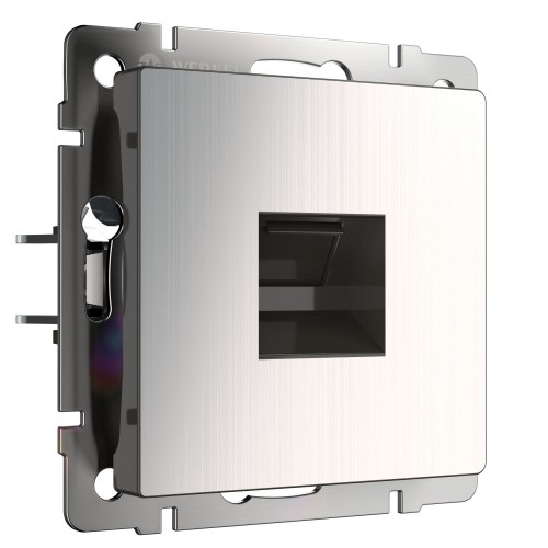 WERKEL WL02-RJ-45 / Розетка Ethernet RJ-45 (глянцевый никель) a040409 W1181002