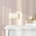 WERKEL WL11-SW-2G-LED / Выключатель двухклавишный с подсветкой (шампань) a040923 W1120111