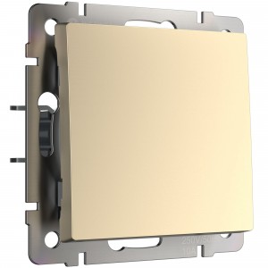 WERKEL WL11-SW-1G-2W / Выключатель одноклавишный проходной (шампань) a040916 W1112011