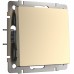 WERKEL WL11-SW-1G-2W / Выключатель одноклавишный проходной (шампань) a040916 W1112011