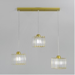 Светильник SPFD-IL.37912 КВАДРАТ TREND BRASS+GOLD/ЛАТУНЬ+ЗОЛОТО D500/H900/3/E27/60W без ламп (1)