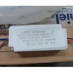ДРАЙВЕР LED DRIVER (60-100W) DC; 180-300V, 300mA SPF-13472