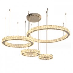 Светильник SPF-36109 GOLD/ЗОЛОТО D1000+800+600+400/H1200/4/LED/120W 2.4G RIPPLE