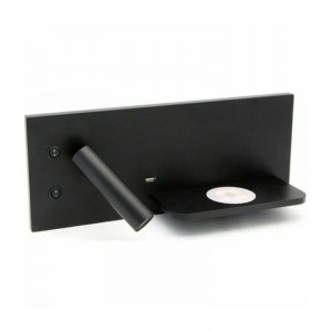 Настенный светильник Kink Light Норти 08075R,19-09214 черный (правое) с разъёмом USB