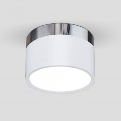 ** Светильник ELST DLR029 10W 4200K белый матовый/хром <