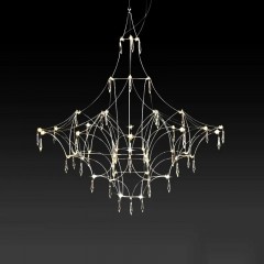 Светильник ElegantLight DZN-12599 ЧЕРНЫЙ D600/H1200/./LED/.65W/3000K SELENA 24-03