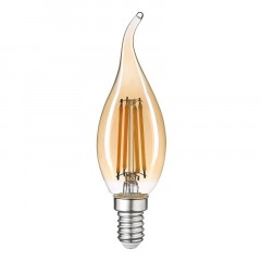 Филаментная светодиодная лампа General GLDEN-CWS-6-230-E14-1800 Золотая