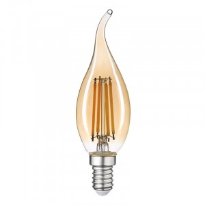 Филаментная светодиодная лампа General GLDEN-CWS-6-230-E14-1800 Золотая