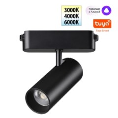 SHINO NT24 103 чер Трек.смарт-светильник для низковольтного шинопровода IP20 LED 12W 24V 3000-6000K 