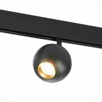 Магнитный трековый светильник Черный LED 1*12W 3000K 680Lm Ra>80 36о IP20 L120xW100xH195 48V