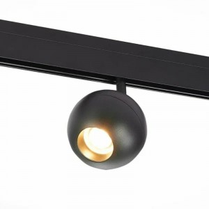 Магнитный трековый светильник Черный LED 1*12W 3000K 680Lm Ra>80 36о IP20 L120xW100xH195 48V