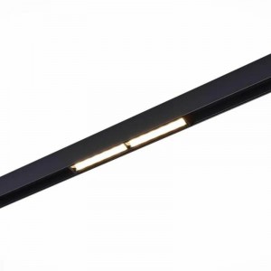 Магнитный трековый светильник Черный LED 1*12W 3000K 700Lm Ra>90 120о IP20 L220xW22xH46 48VV