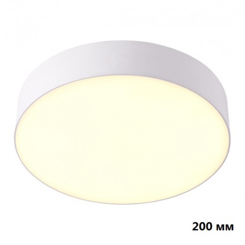 358109 NT19 000 белый Накладной светильник IP20 LED 4000K 20W 200mm 85-265V ORNATE //16-2