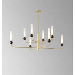 Светильник DZN-13574 ЗОЛОТО + ЧЕРНЫЙ МРАМОР