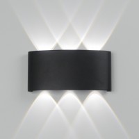 Светильник настенный RG-BD302B ЧЕРНЫЙ 6/LED/6W/4500K 170*80*55mm TWIN (аналог 9846spf) (1/50)