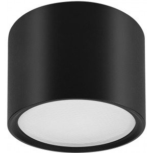 Светильник OL7 GX53 BK Эра накладной под лампу алюминий, черный