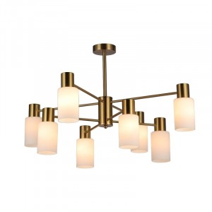 Светильник 12121/9SN MK Серый / Хром D700/H350/9/E14/40W (1)