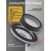 Ecola GX53 H4 SP5370 светильник встраив. Спот IP65 Черный матовый с черной окантовкой 110х54 (к+)