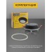Ecola GX53 H4 SP5370 светильник встраив. Спот IP65 Черный матовый с черной окантовкой 110х54 (к+)