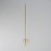 Светильник настенный Minimal 02 (brass) (Золото, 10х104 cm, IP20, LED, латунь) 02187 RSP