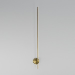 Светильник настенный Minimal 02 (brass) (Золото, 10х104 cm, IP20, LED, латунь) 02187 RSP