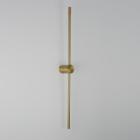 Настенный светильник Minimal 02 (brass) (Золото, 10х83 cm, IP20, LED, латунь 02188 RSP