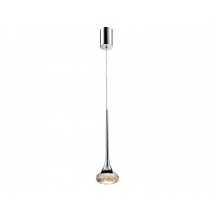 Светильник DZN-44739 ЧЕРНЫЙ+ЯНТАРЬ D105*300/H3000/1/LED/5W/3000K