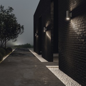 Настенный светильник уличный Maytoni Bowery O574WL-02GR