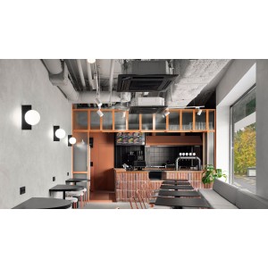 Настенный светильник (бра) Maytoni MOD324WL-01B