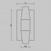 Настенный светильник (бра) Maytoni MOD401WL-L6BS3K