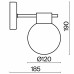 Настенный светильник (бра) Freya FR5233WL-01BS