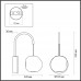 Бра Odeon Light L-Vision Jemstone 5085/5WL