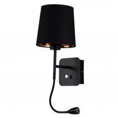 Бра Crystal Lux Pablo AP2 Black/Black-Gold