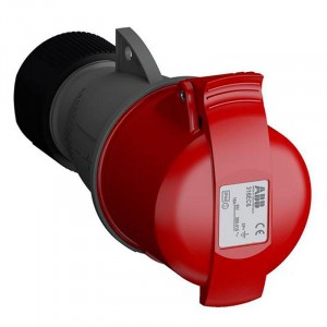 Розетка кабельная EasySafe 316EC6,16А,3P+E,IP44,6ч 2CMA102012R1000