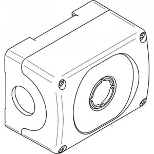 Корпус кнопочного поста MEP1-0 на 1 элемент пластиковый* 1SFA611811R1000