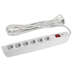 Сетевой фильтр ЭРА 6гн 4м с/з SFX-6es-4m-W Б0044025 Сетевой фильтр ЭРА 6гн 4м с/з SFX-6es-4m-W Б0044025