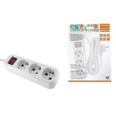 Удлинитель TDM Electric УН03В 6гн 10м с/з SQ1303-1104