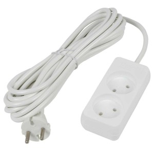 Удлинитель Uniel Ultra 2гн х 5м б/з S-CU2-5 White UL-00009978