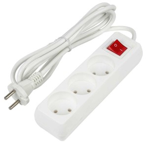 Удлинитель Uniel Ultra 3гн х 2м б/з S-CU3-2B White UL-00009994