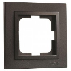 Рамка 1-постовая Mono Electric Despina графит 102-200000-160 Рамка 1-постовая Mono Electric Despina графит 102-200000-160