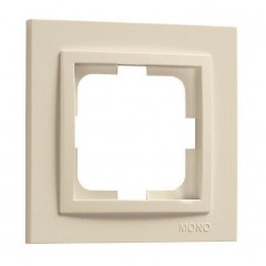 Рамка 1-постовая Mono Electric Despina крем 102-170000-160