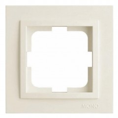 Рамка 1-постовая Mono Electric Despina слоновая кость 102-010000-160