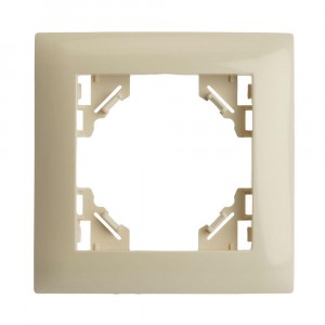 Рамка 1-постовая Stekker Эрна Элегант слоновая кость PFR00-9011-02 49666