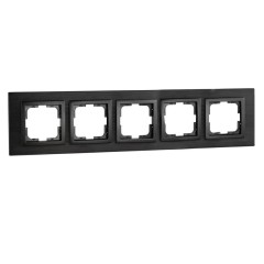 Рамка 5-постовая Mono Electric Style Aluminium дымчатый графит 107-820000-164 Рамка 5-постовая Mono Electric Style Aluminium дымчатый графит 107-820000-164