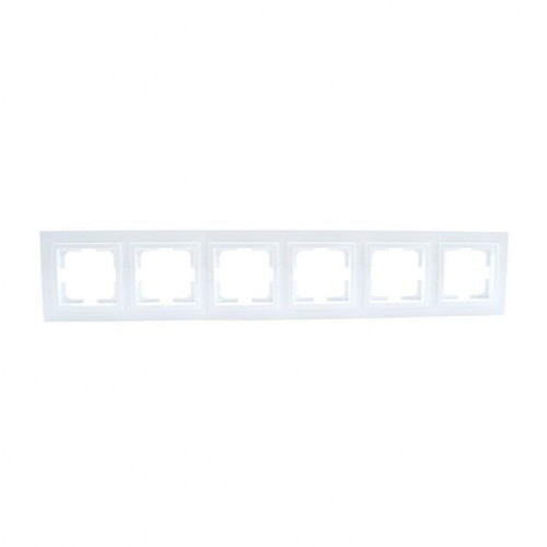 Рамка 6-постовая Mono Electric Despina жемчуг 102-250000-166 Рамка 6-постовая Mono Electric Despina жемчуг 102-250000-166