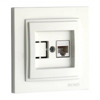 Розетка компьютерная RJ45 Mono Electric Despina 6 кат слоновая кость 102-010005-125 Розетка компьютерная RJ45 Mono Electric Despina 6 кат слоновая кость 102-010005-125
