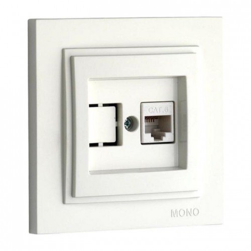 Розетка компьютерная RJ45 Mono Electric Despina 6 кат слоновая кость 102-010005-125 Розетка компьютерная RJ45 Mono Electric Despina 6 кат слоновая кость 102-010005-125