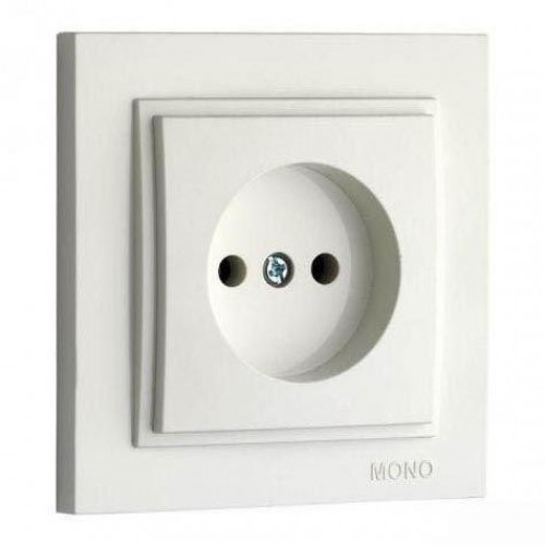 Розетка 2К Mono Electric Despina 16A 250V винтовое подключение слоновая кость 102-010022-116 Розетка 2К Mono Electric Despina 16A 250V винтовое подключение слоновая кость 102-010022-116