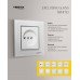 Розетка 2P+E Vesta-Electric Exclusive White белый FRZ00040004BEL